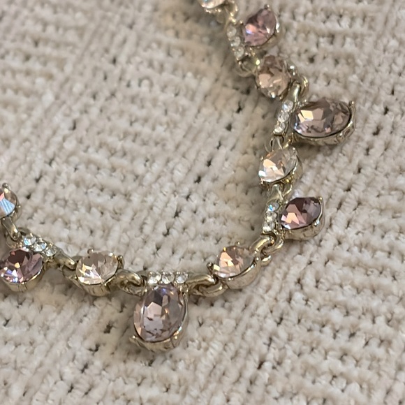 NWT Givenchy Gold Tone Crystal Frontal Necklace - Picture 5 of 7